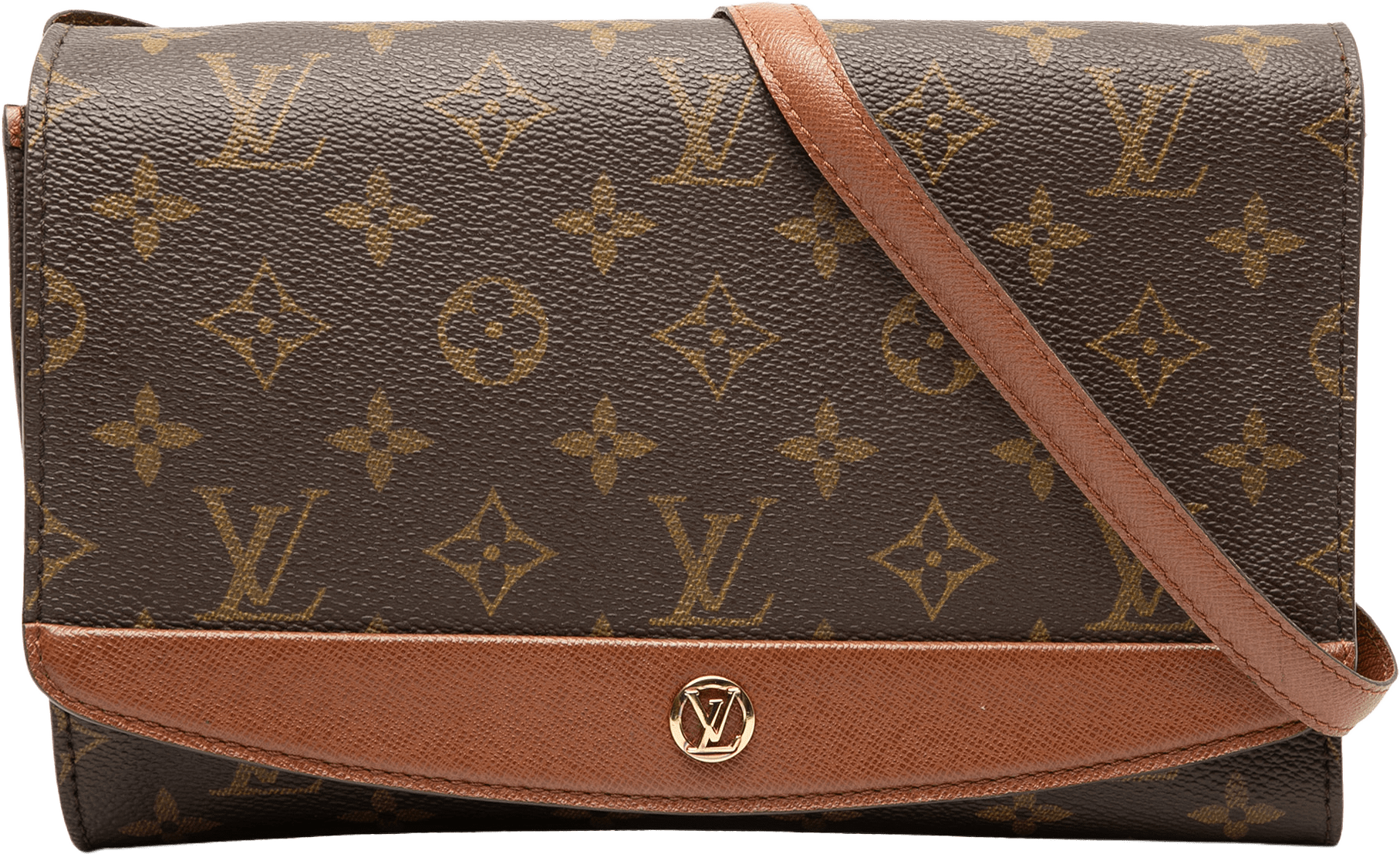 Louis Vuitton Monogram Pochette Bordeaux 24, från Luxclusif, i färgen brown.