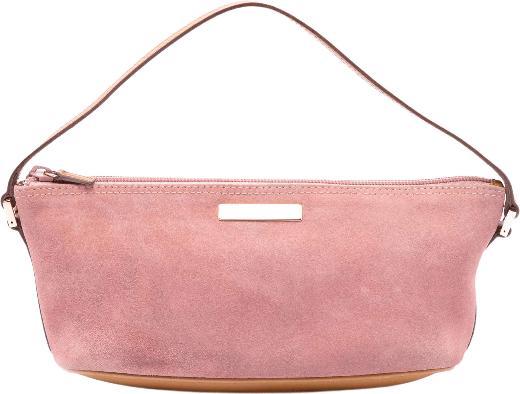 Gucci Suede Boat, från Luxclusif, i färgen pink.