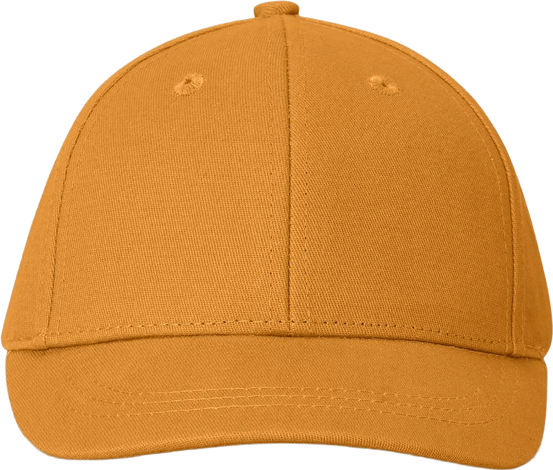 Baseball Keps Bomull Barn, från BabyMocs, i färgen mustard.