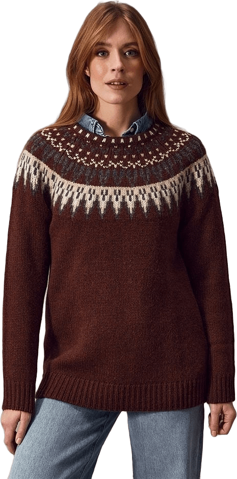 Veda Jumper, från Jumperfabriken, i färgen brown.