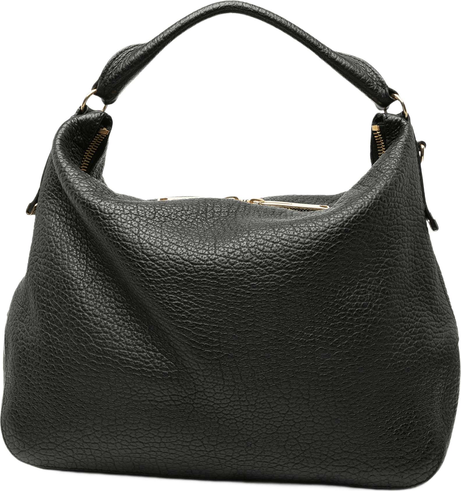 Burberry Grained Calfskin Heritage Ledbury Convertible Hobo, från Luxclusif, i färgen black.