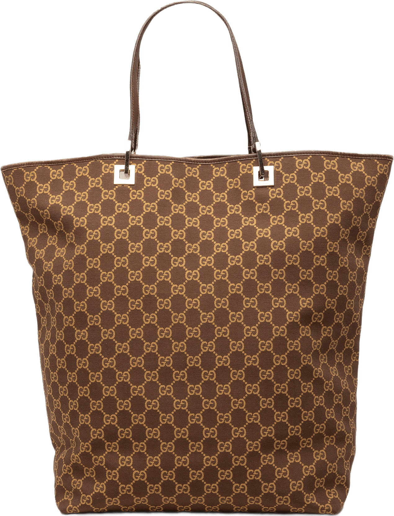 Gucci Gg Canvas Tote, från Luxclusif, i färgen brun.