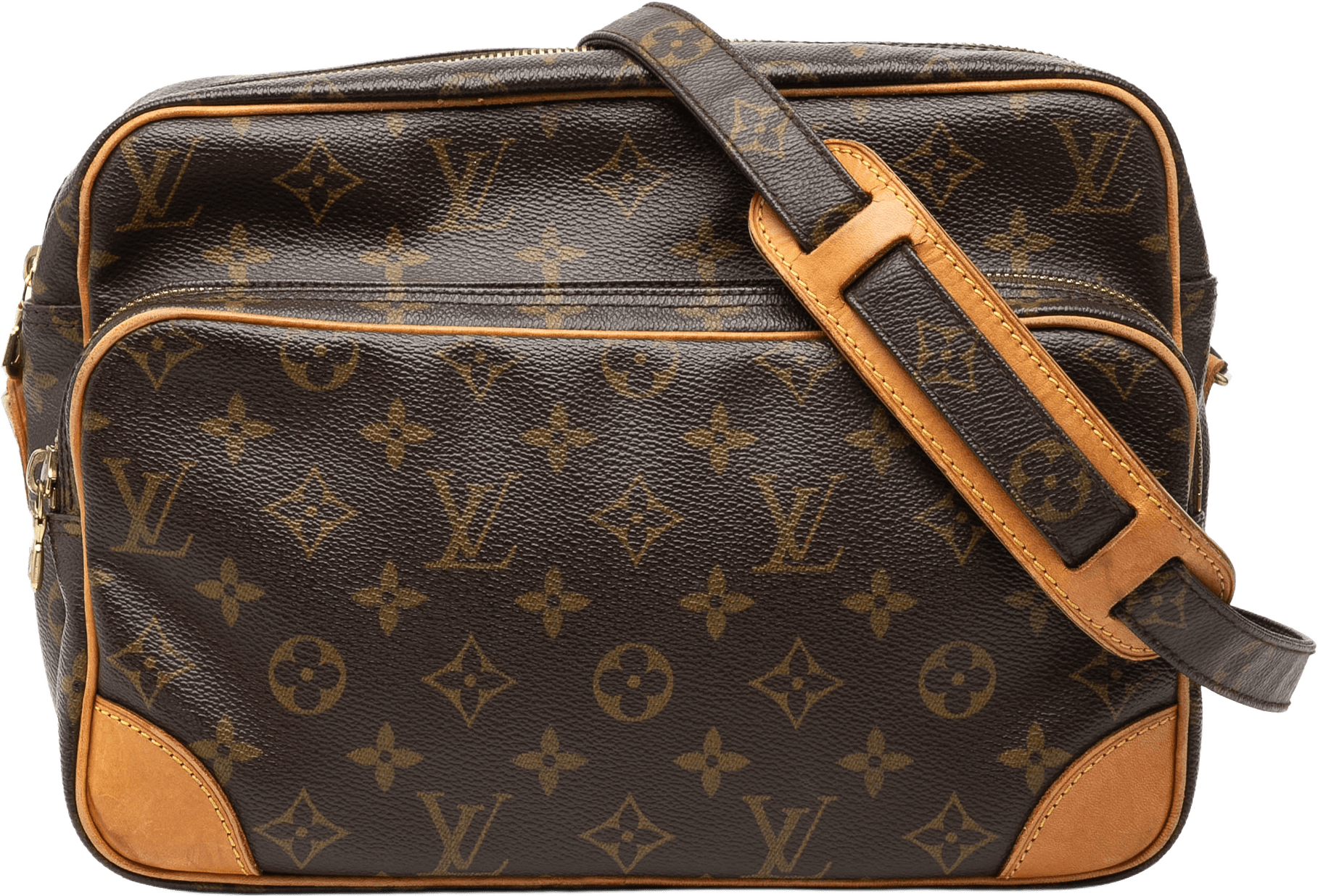Louis Vuitton Monogram Nil Crossbody, från Luxclusif, i färgen brown.