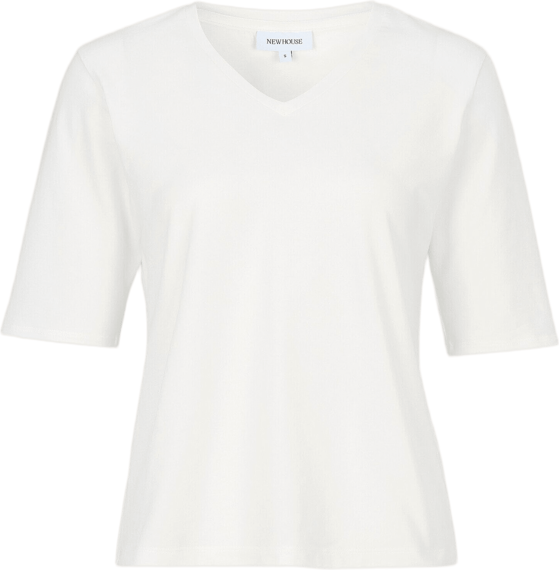 Nike V-neck Top, från Newhouse, i färgen offwhite.
