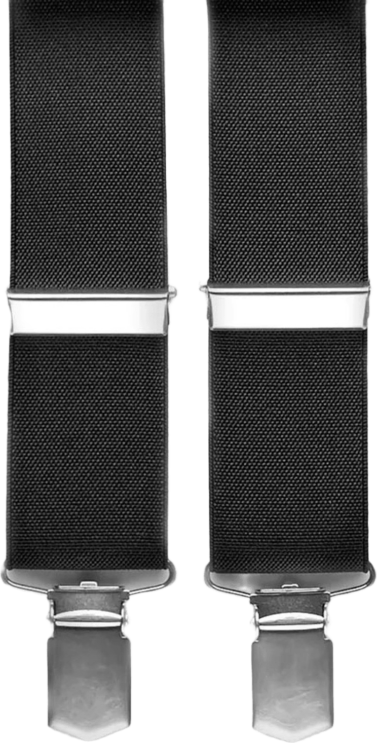 Suspenders Plain, från John Henric, i färgen black.