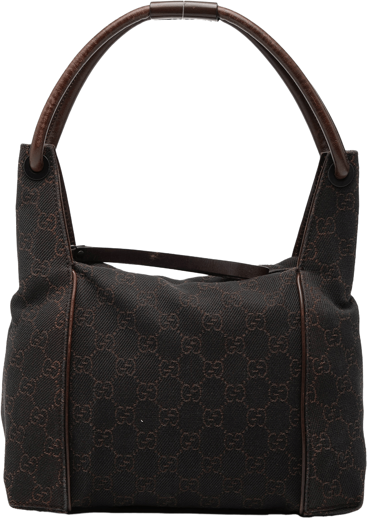 Gucci Gg Denim Handbag, från Luxclusif, i färgen dark brown.