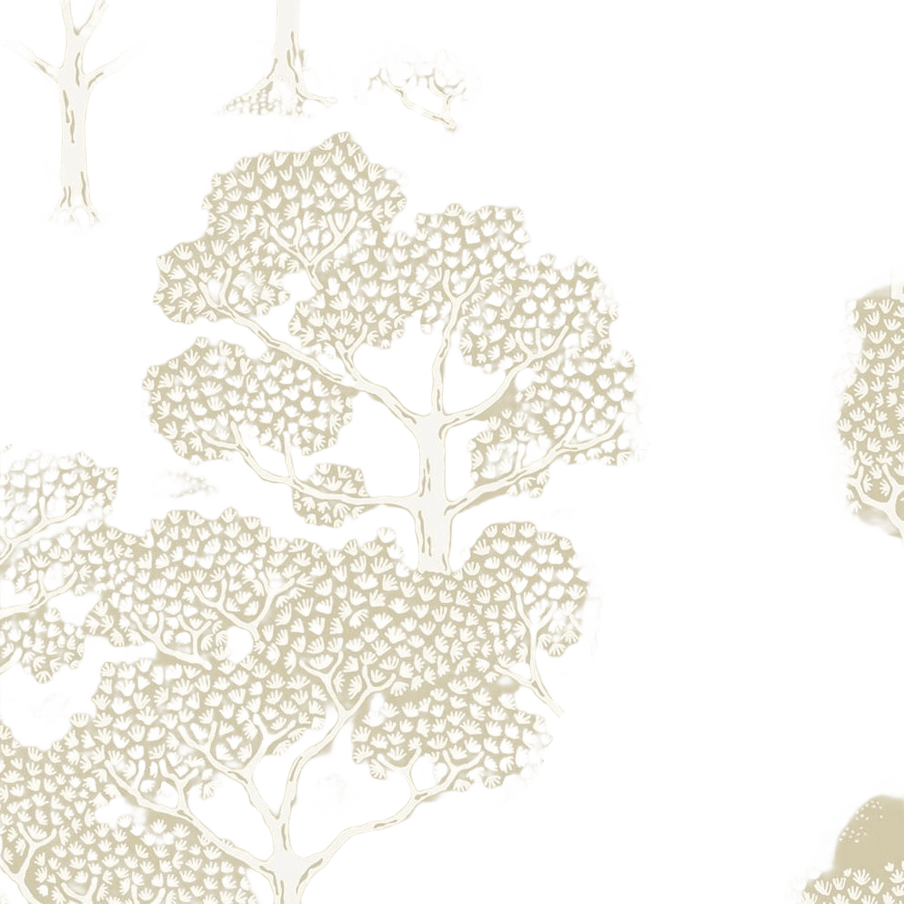 Tapet Woodland Notes - Rye Yellow