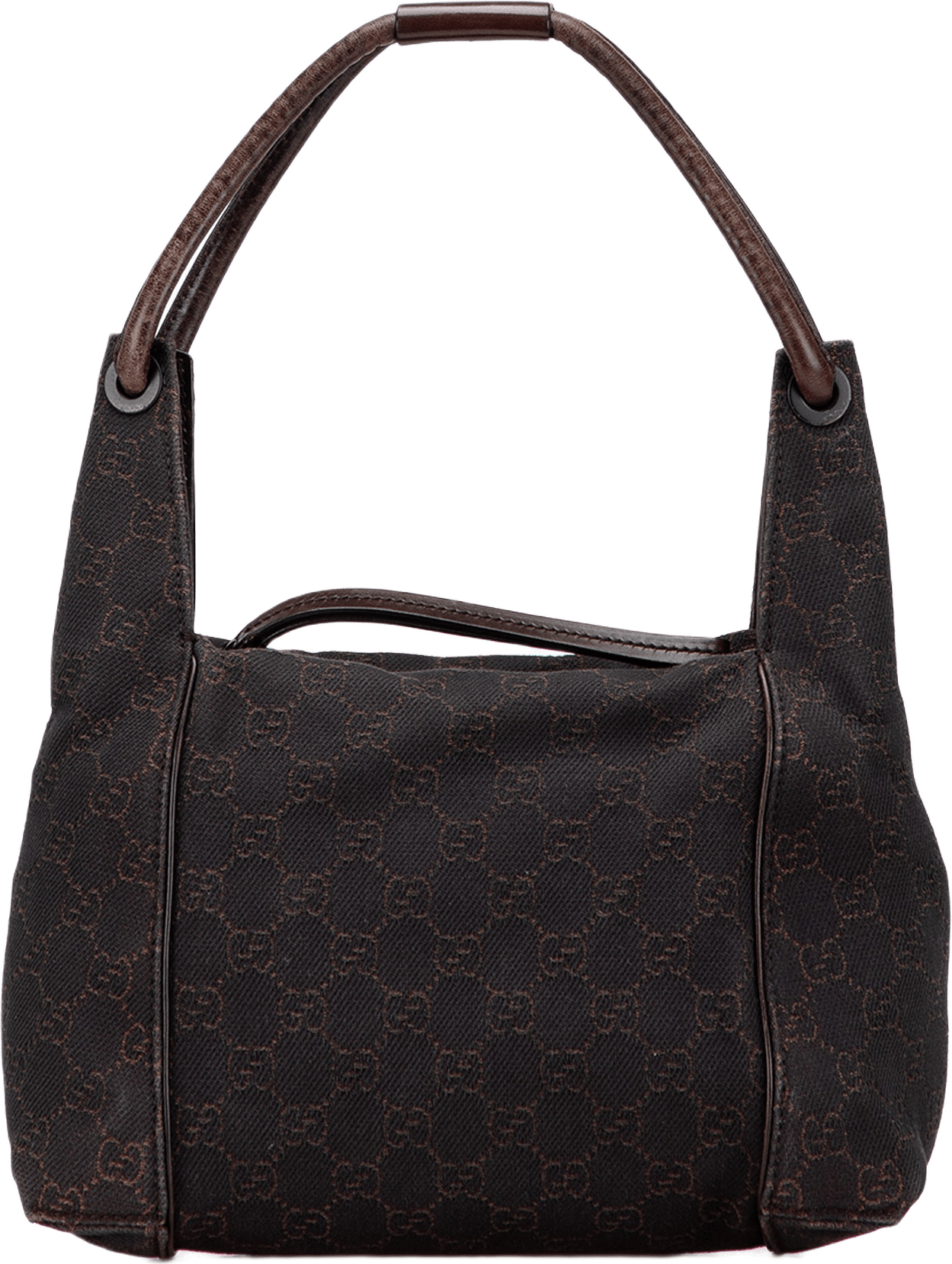 Gucci Gg Denim Handbag, från Luxclusif, i färgen dark brown.