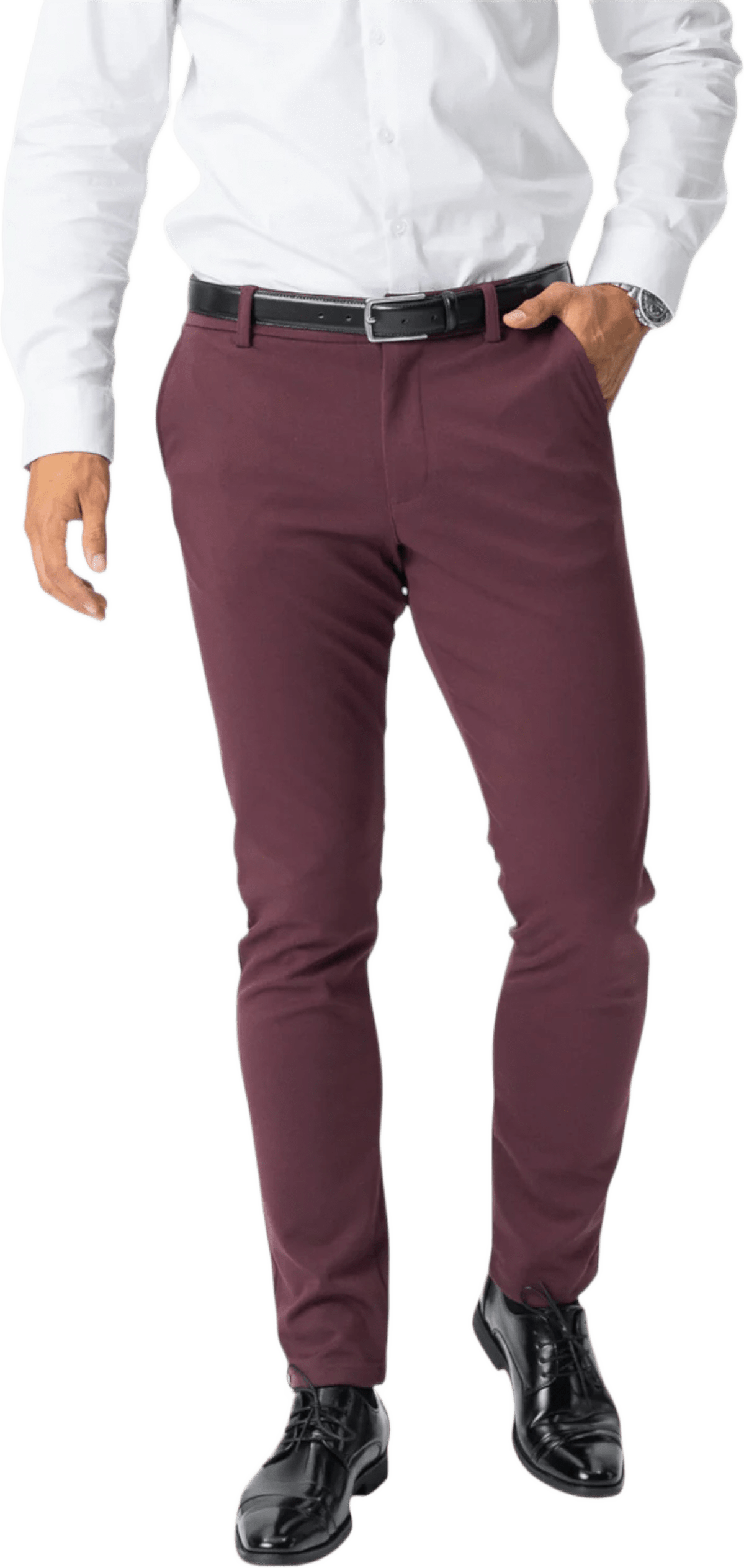 The Original Performance Pants, från TeeShoppen, i färgen bordeaux.