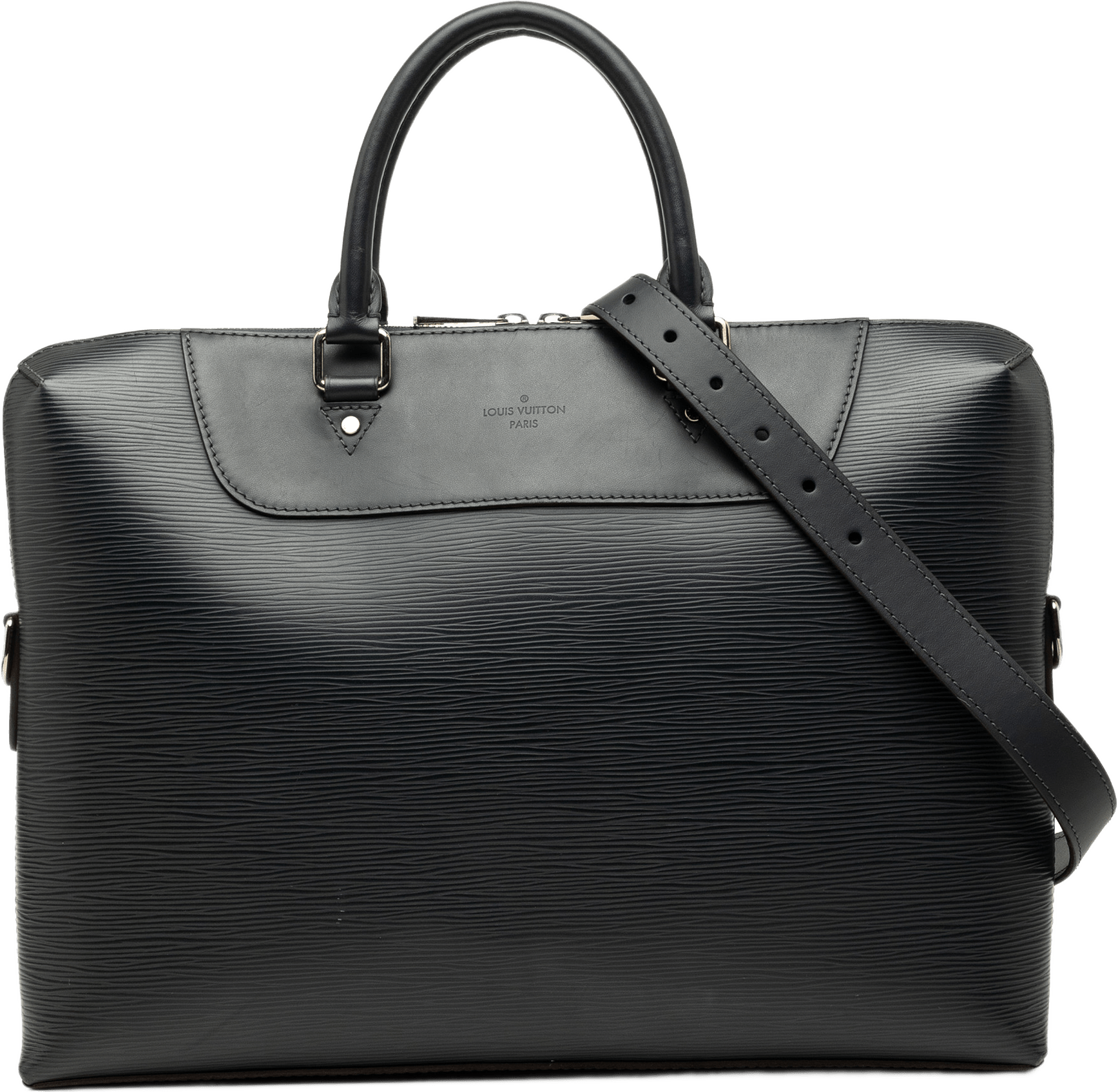 Louis Vuitton Epi Porte Documents Jour, från Luxclusif, i färgen blå.