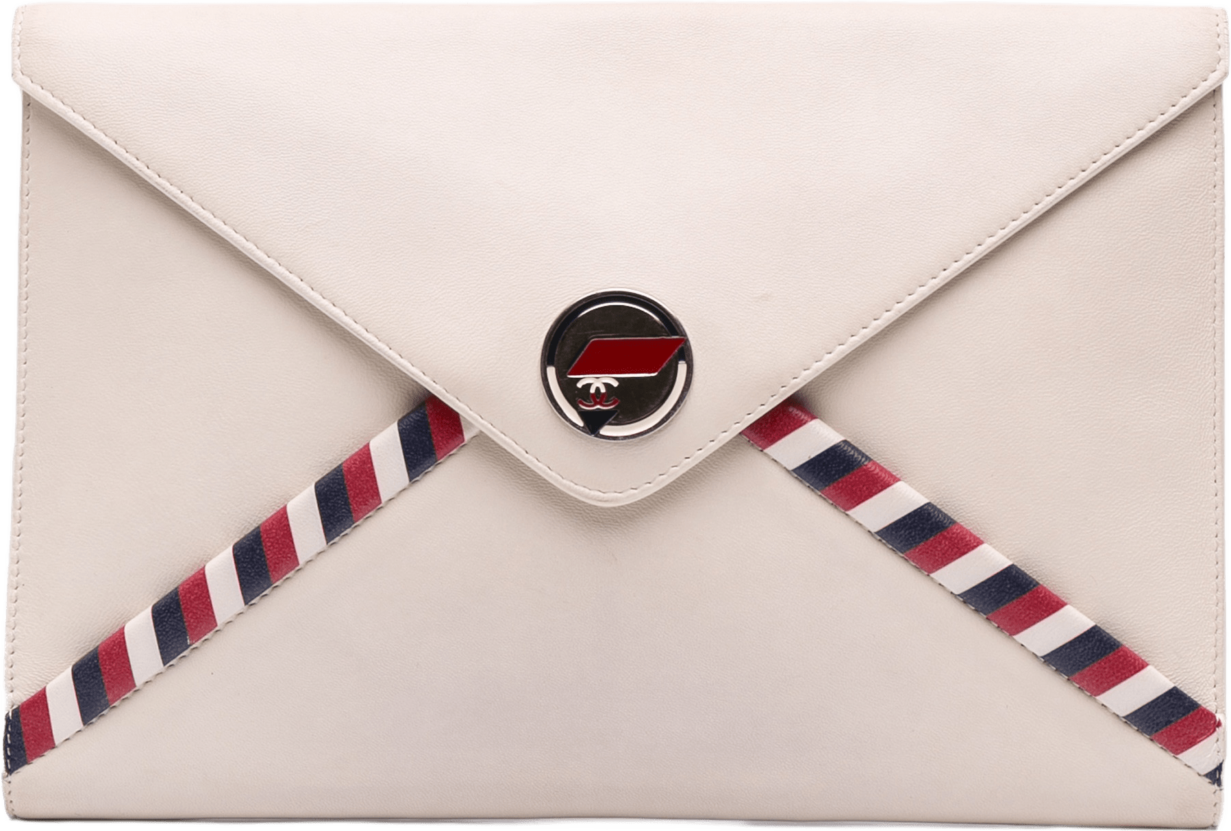 Chanel Lambskin Airlines Envelope Clutch
