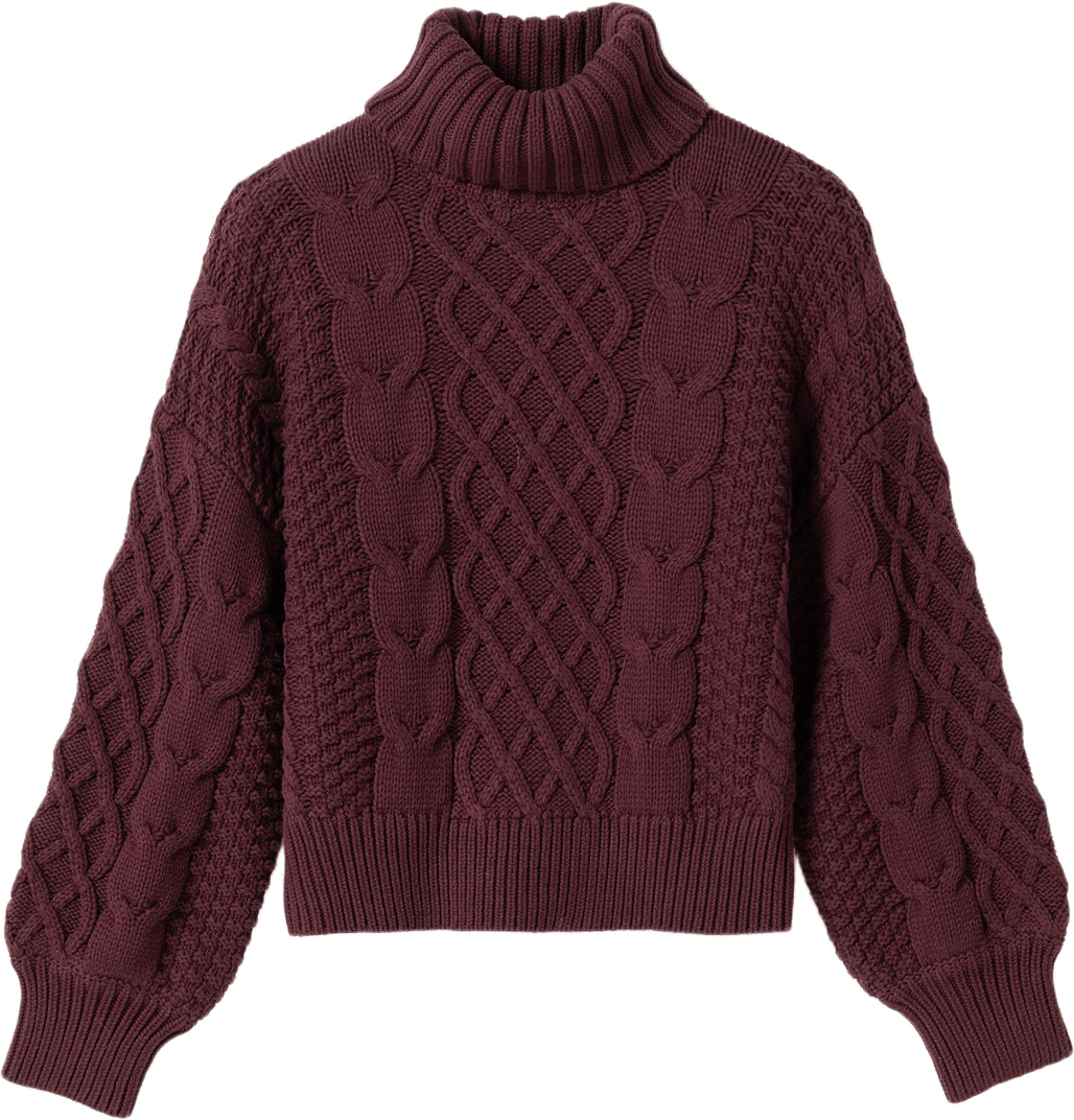 Lael Knit - Dusty Mahogany, från Noella, i färgen dusty mahogany.