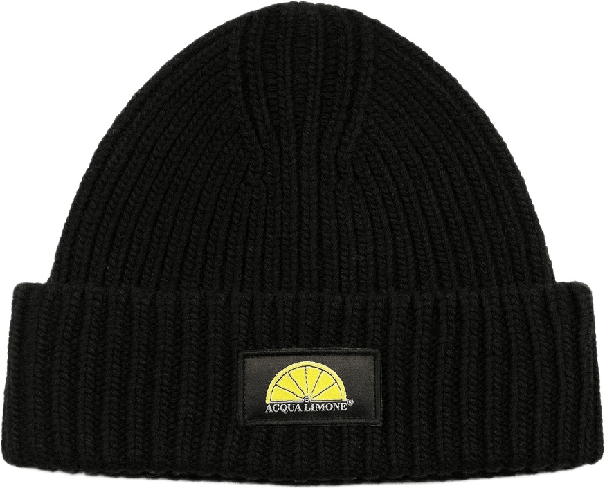 Soft Knit Beanie, från Acqua Limone, i färgen black.