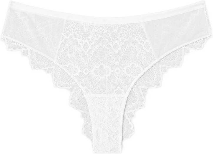 Lace Cheeky, från Understatement, i färgen off white.