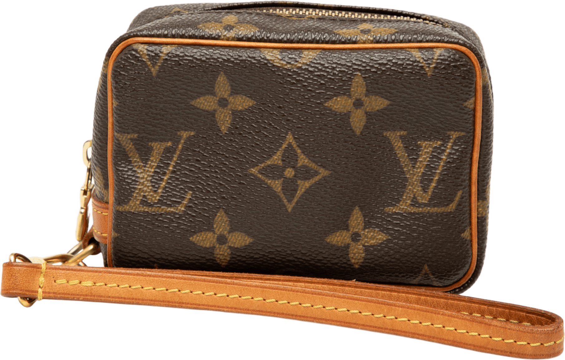 Louis Vuitton Monogram Trousse Wapity, från Luxclusif, i färgen brown.
