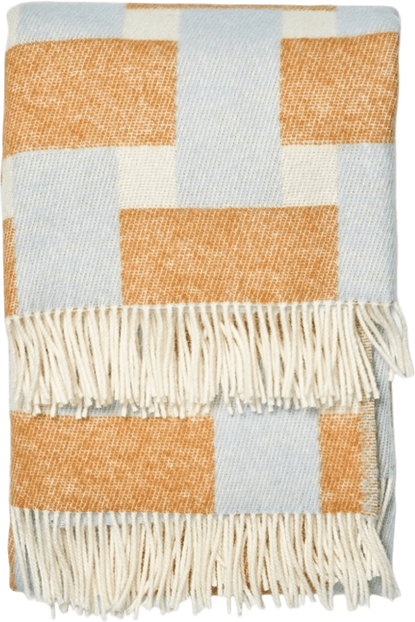 Pläd Weave, från Classic Collection, i färgen terracotta.