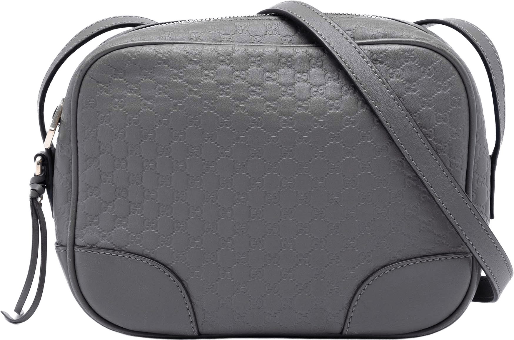 Gucci Microguccissima Bree Crossbody, från Luxclusif, i färgen gray.