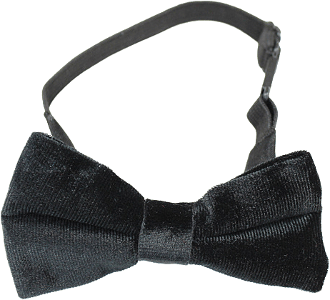 Fluga i sammetsimitation för barn, från Complement Kids, i färgen black.