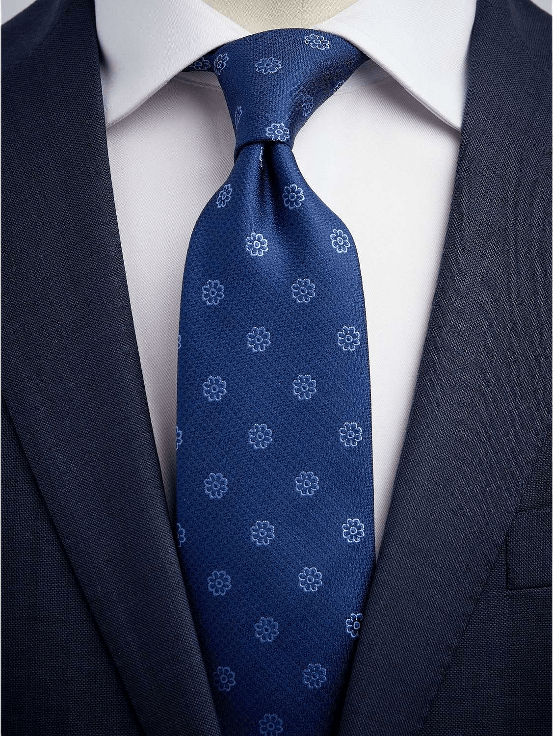 Tie Structure, från John Henric, i färgen blue.