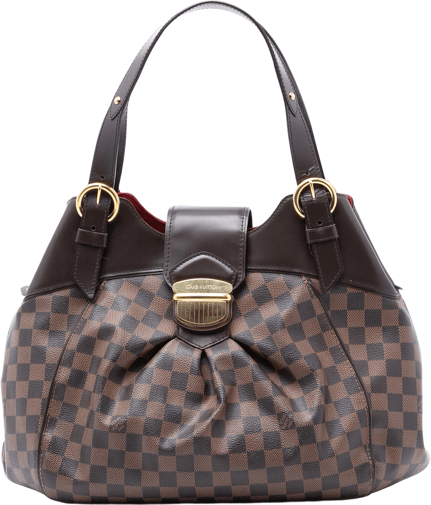 Louis Vuitton Damier Ebene Sistina Gm, från Luxclusif, i färgen brown.