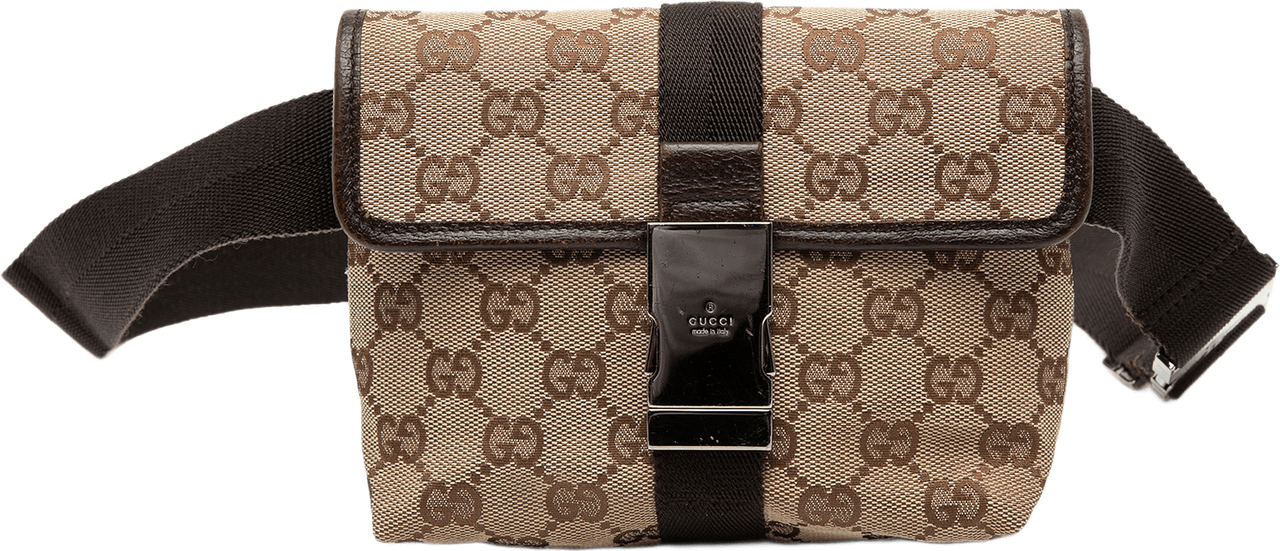 Gucci Gg Canvas Belt Bag, från Luxclusif, i färgen beige.