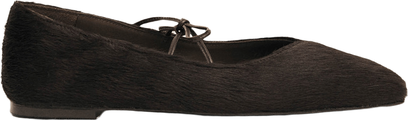 Sway Soft Brown Leather Ballet Flats