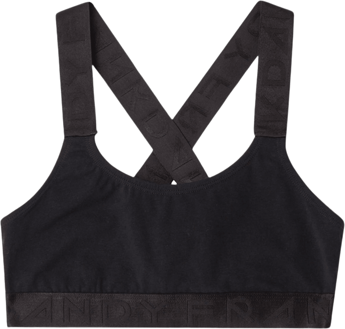 Women's Legend Organic Bralette, från Frank Dandy, i färgen black.