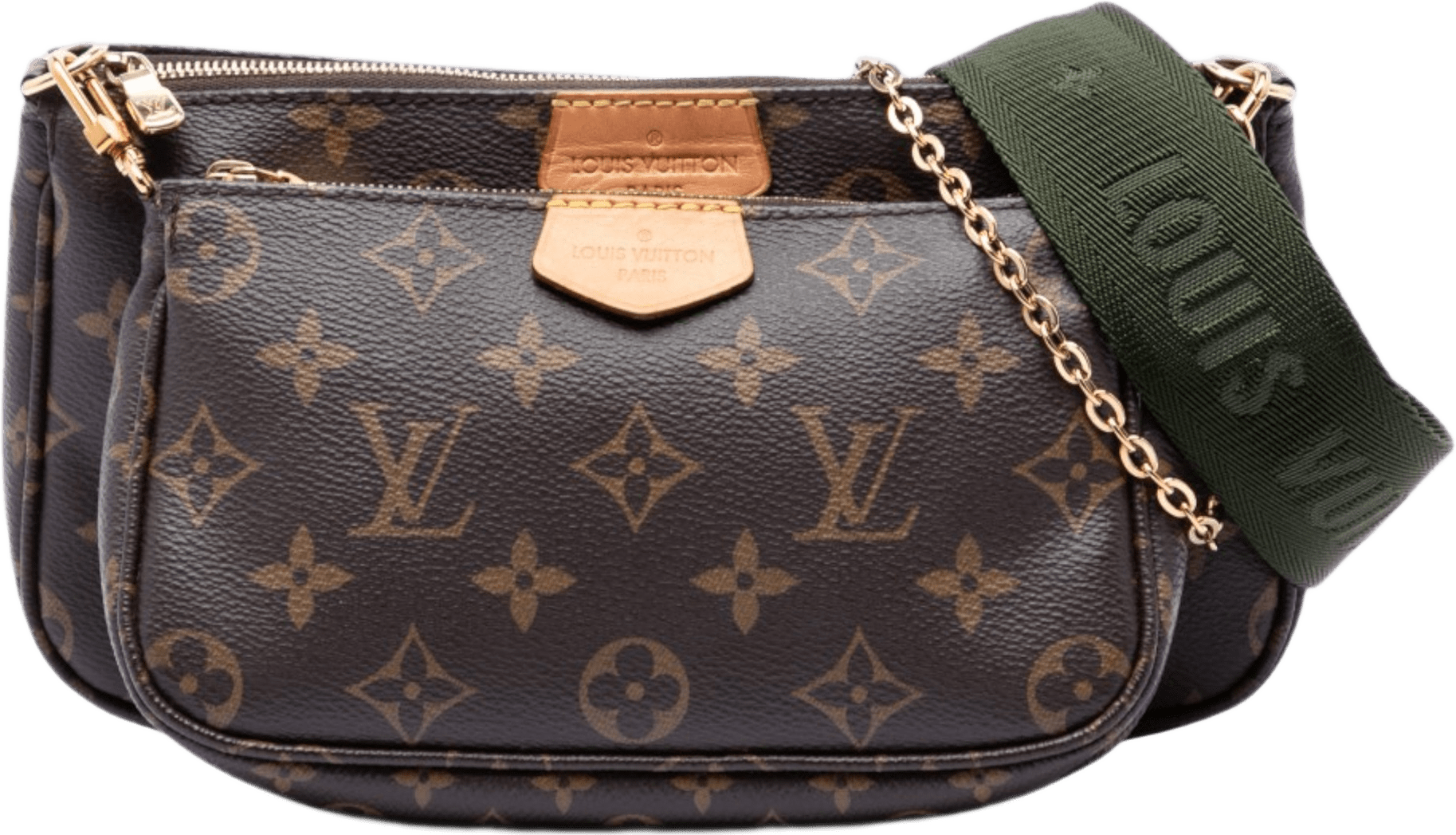 Louis Vuitton Monogram Multi Pochette Accessoires, från Luxclusif, i färgen brun.