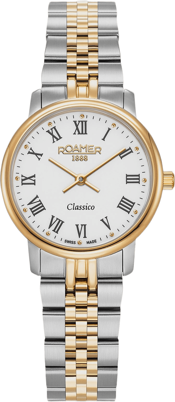 Roamer Classico Ladies Dam Silver/läderband - 971857 48 25 50, från ROAMER, i färgen 1.