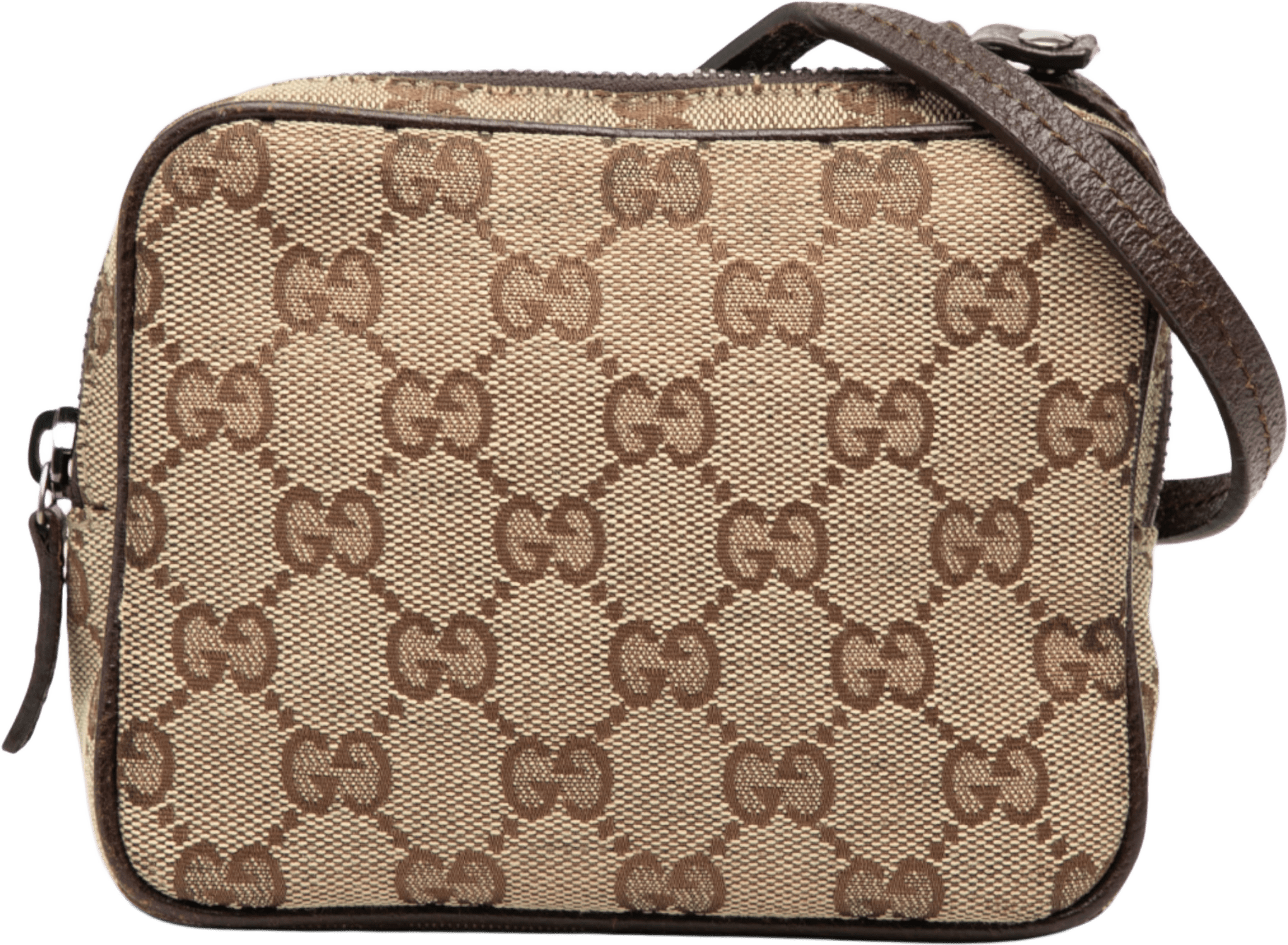 Gucci Gg Canvas Crossbody, från Luxclusif, i färgen beige.