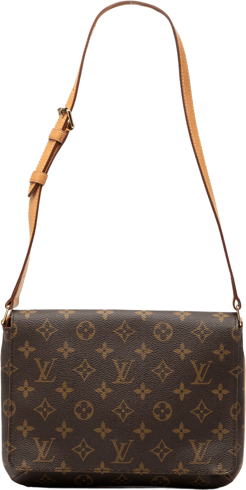 Louis Vuitton Monogram Musette Tango Short Strap, från Luxclusif, i färgen brown.