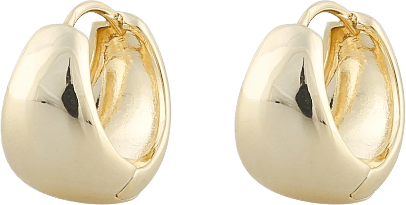 Core Pure Oval Earring, från SNÖ of Sweden, i färgen plain g.