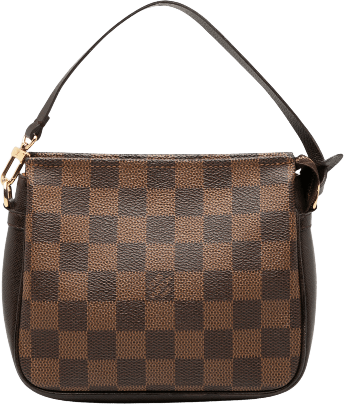 Louis Vuitton Damier Ebene Trousse Pochette, från Luxclusif, i färgen brown.
