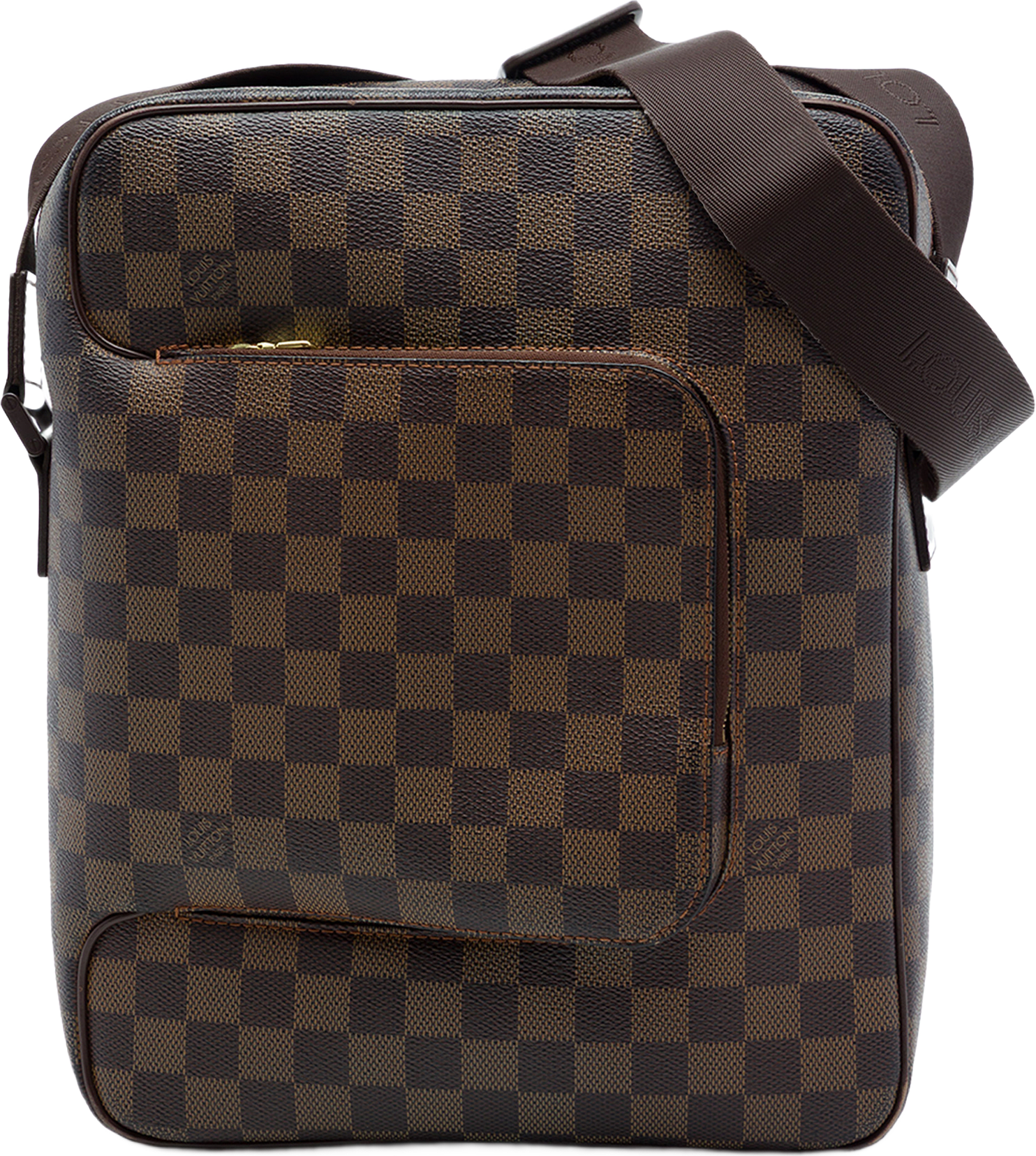 Louis Vuitton Damier Ebene Olav Mm, från Luxclusif, i färgen brun.