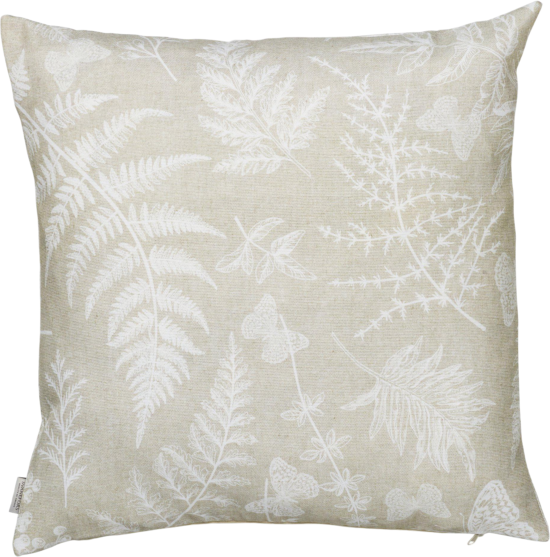 Fern Kuddfodral, från Svanefors, i färgen beige.