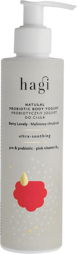 Natural Probiotic Ultra-soothing Body Yoghurt Berry Lovely, från Hagi.