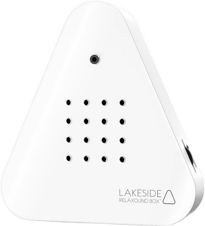Lakesidebox Speldosa Sjömiljö Vit, från Relaxound, i färgen vit.