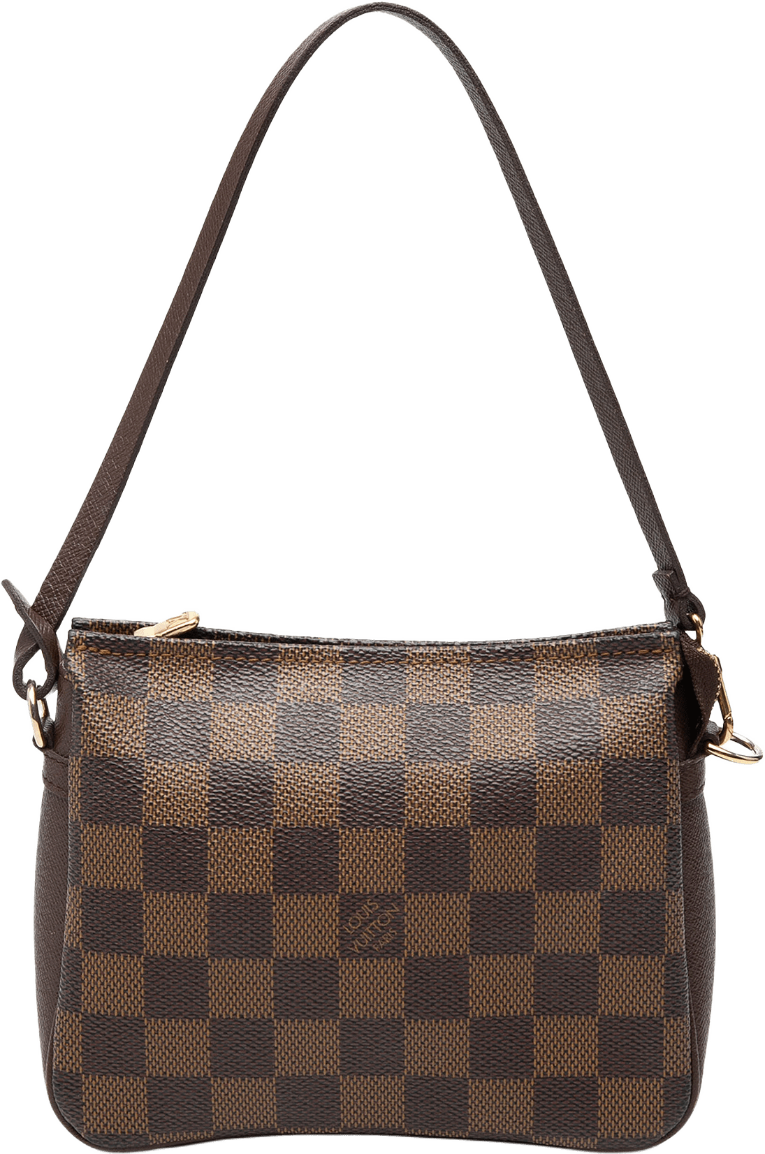 Louis Vuitton Damier Ebene Trousse Pochette, från Luxclusif, i färgen brown.