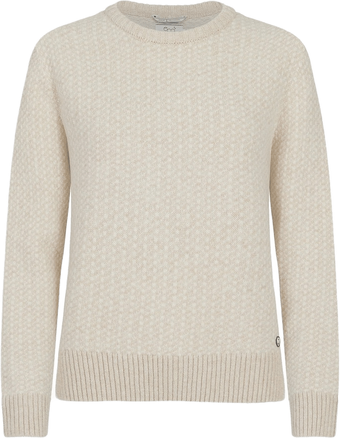 Olga Stickad Tröja, från emmamalena, i färgen beige.