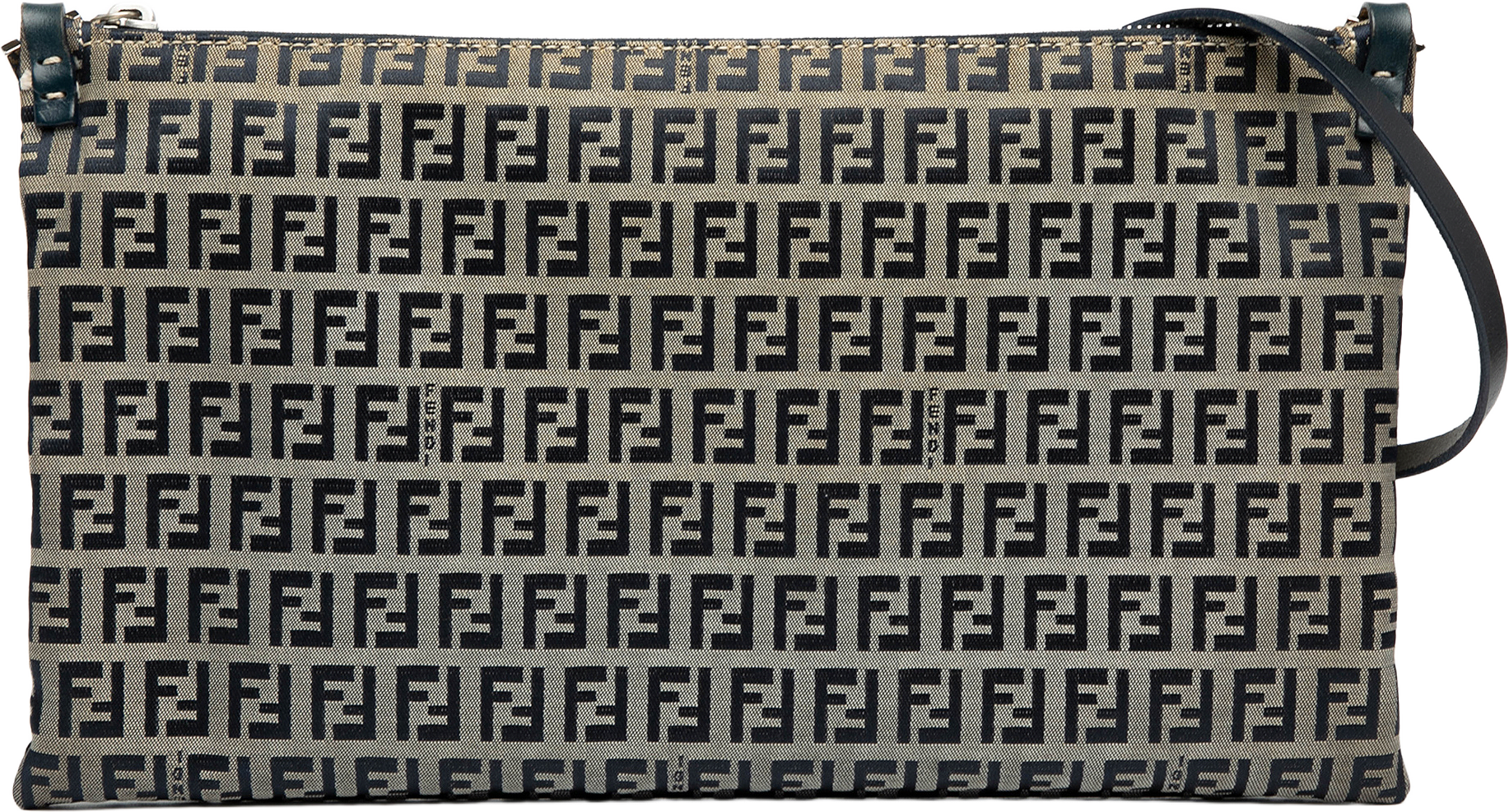 Fendi Zucchino Canvas Crossbody, från Luxclusif, i färgen gray.