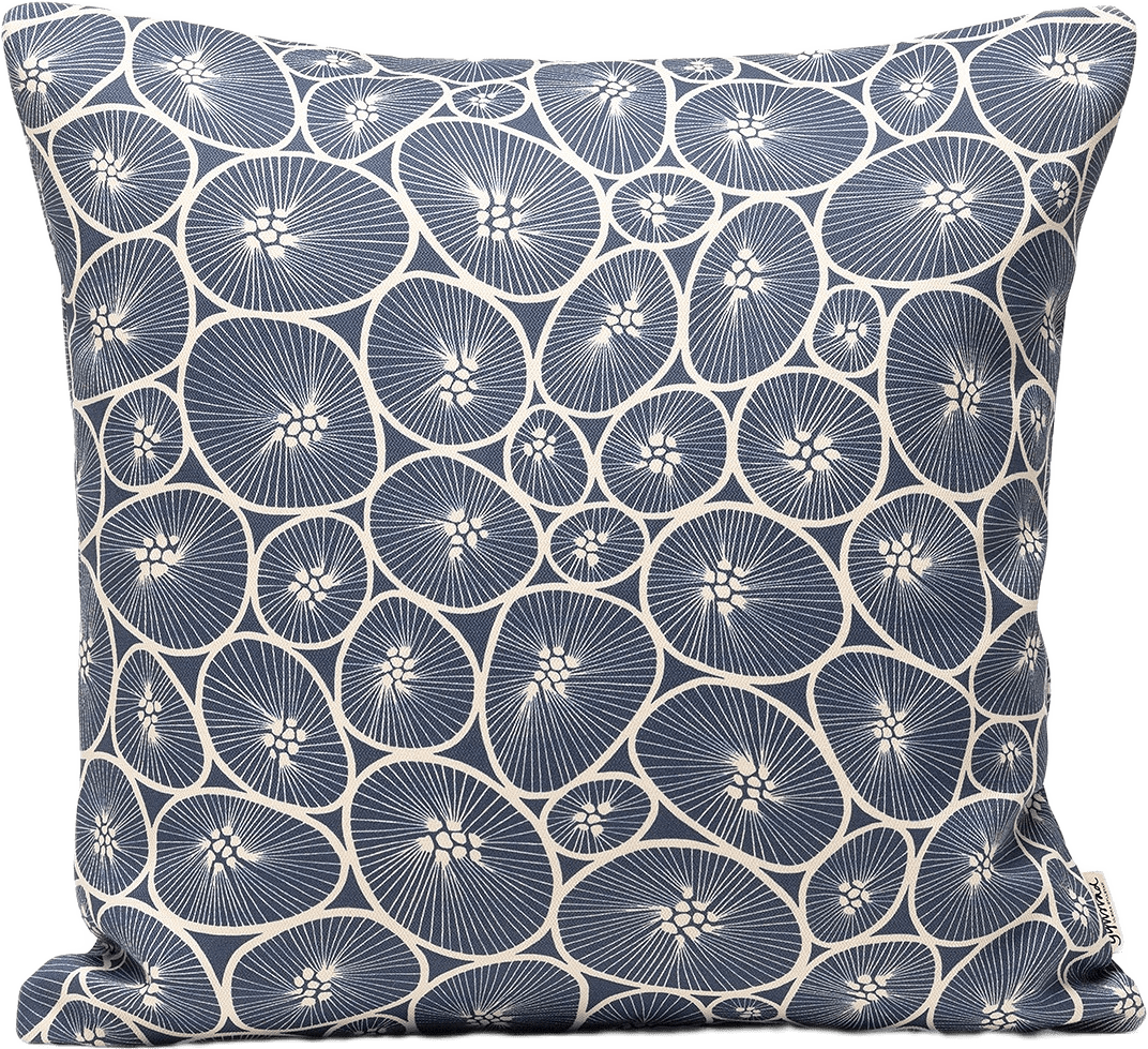 Kuddfodral Korall, 50 Cm, från Gyllstad, i färgen blå.