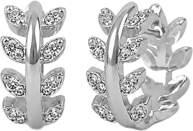 Minna Small Crystal Ring Ear 12mm, från SNÖ of Sweden, i färgen s/clear.