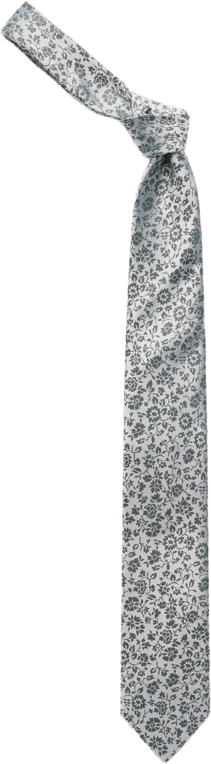 Silk Woven Jaquard Floral Tie, från John Henric, i färgen green.