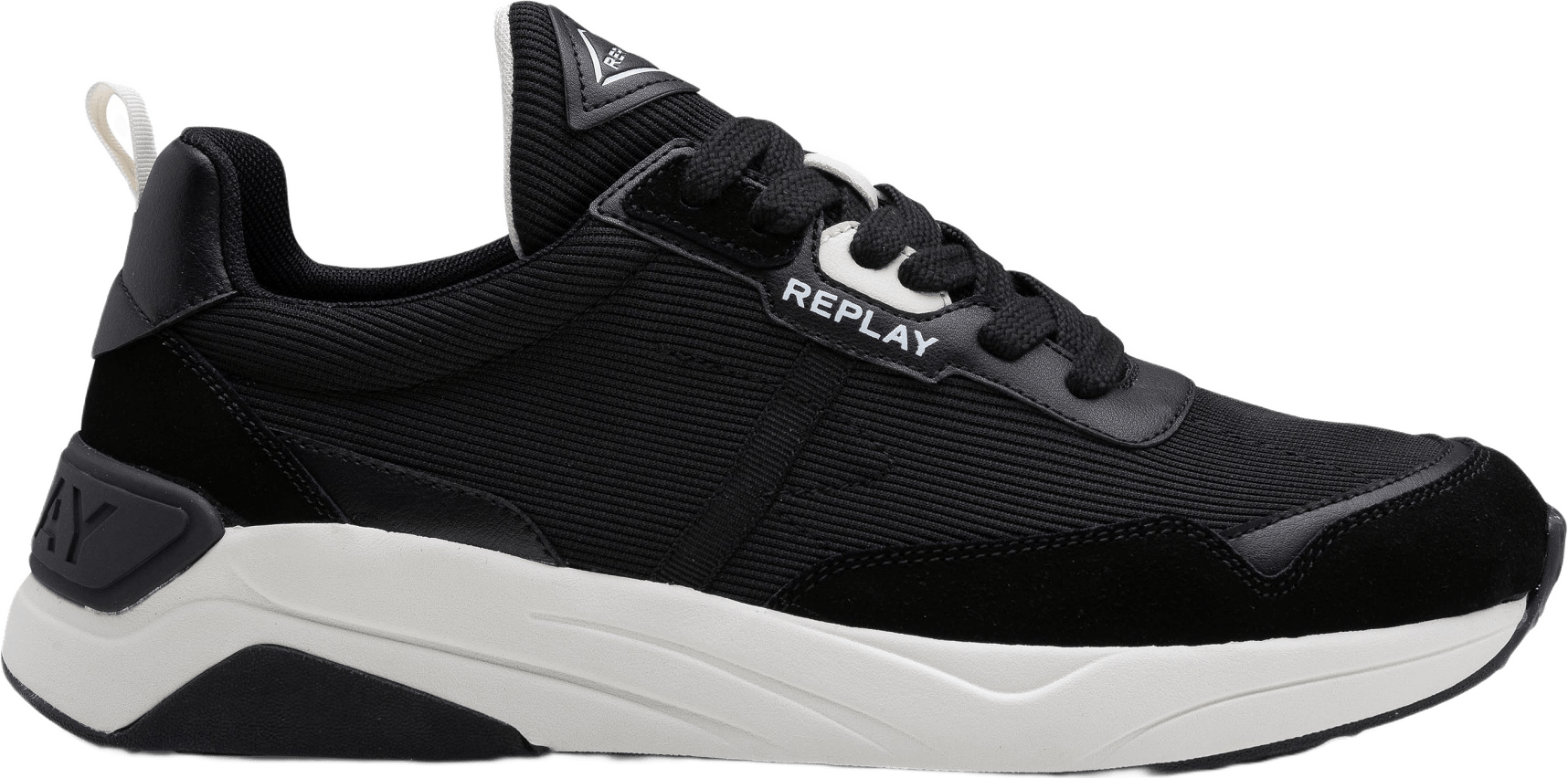 Tennet Base, från Replay, i färgen 0600 - black off wht.