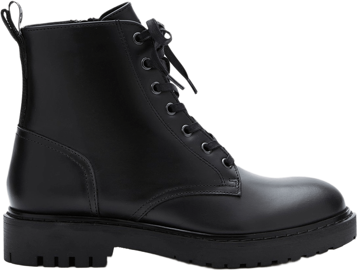 Lilly Lace Up Winter W, från Sneaky Steve, i färgen black.