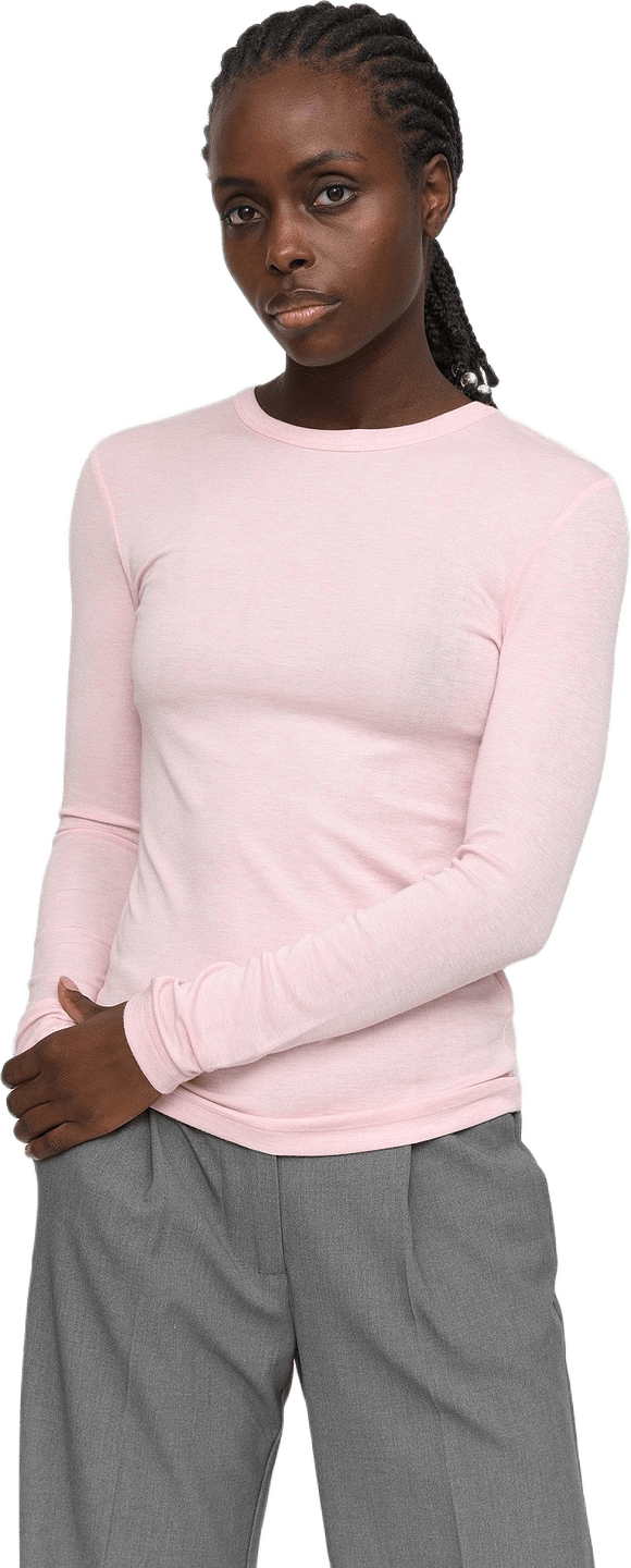 Srroman O-neck - Roseate Spoonbill Melange