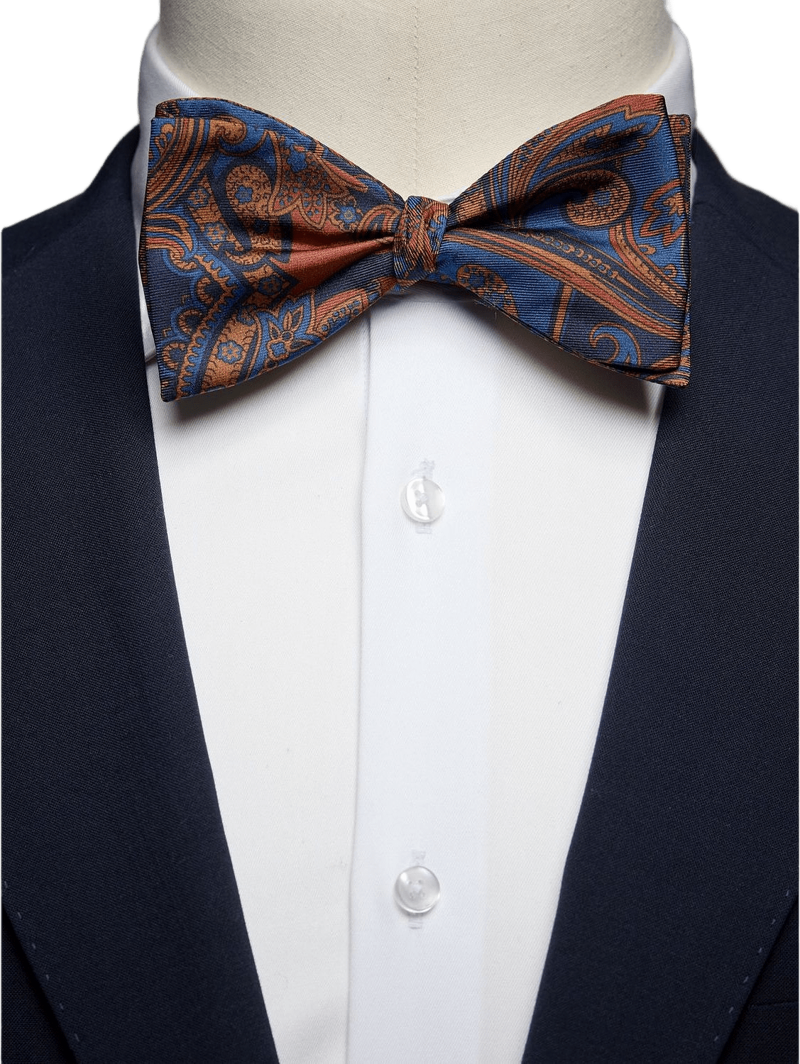 Bow Tie Paisley, från John Henric, i färgen dark blue.