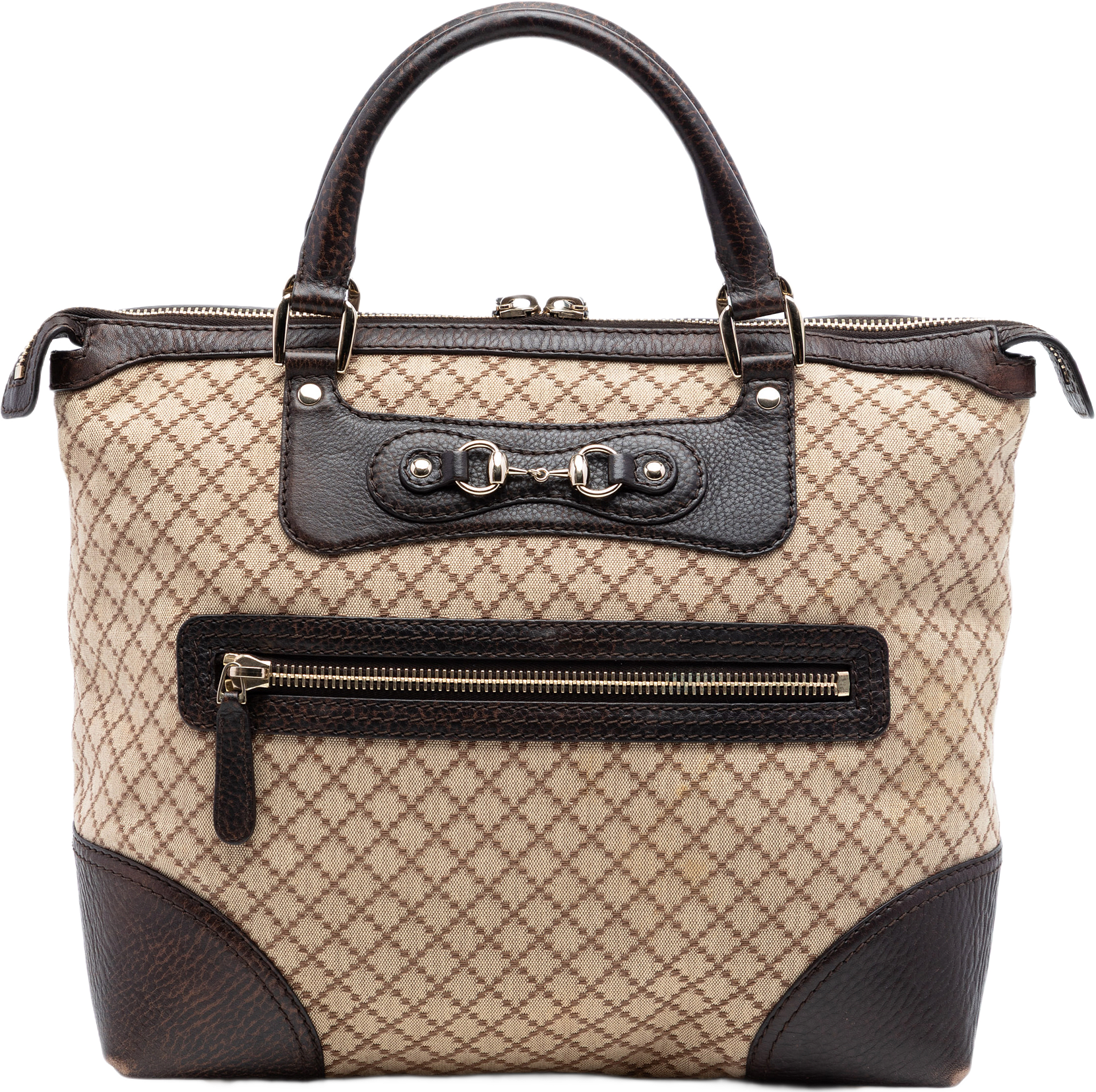 Gucci Diamante Canvas Catherine Tote, från Luxclusif, i färgen beige.