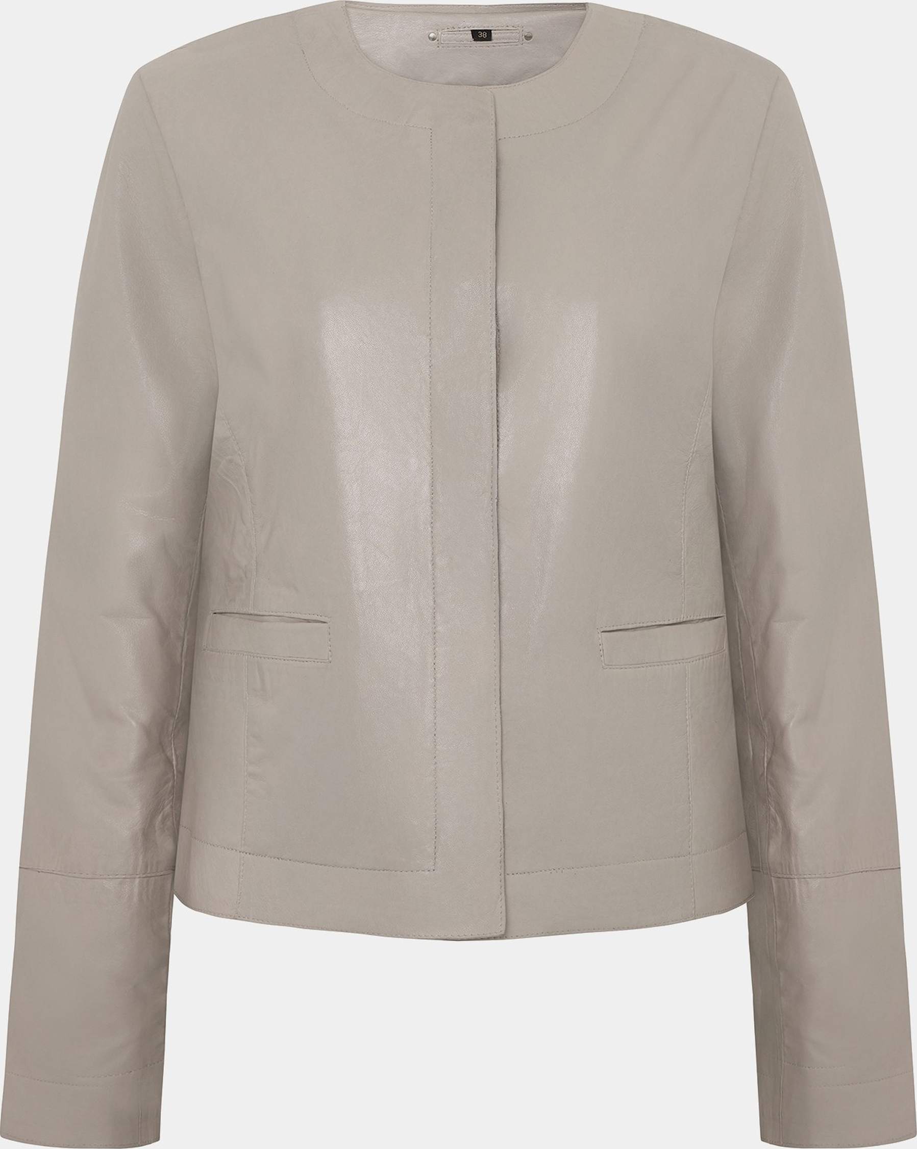 Tammy Jacket, från Saki, i färgen light stone.