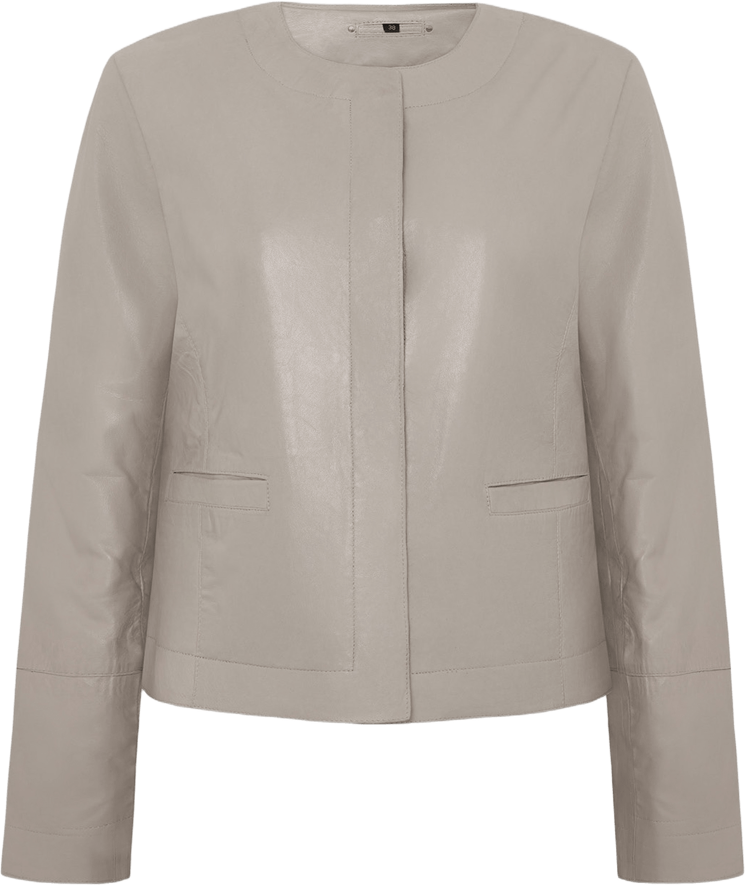 Tammy Jacket, från Saki, i färgen light stone.